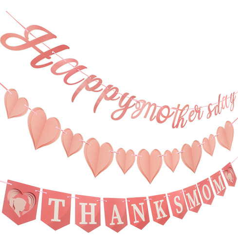 Banner Banner Banner Para El Día De La Madre En Forma De Cor