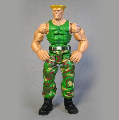 Guile Street Fighter Iv - Neca, 18cm.