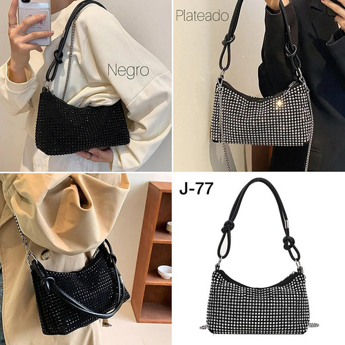 Bolso De Hombro Bandolero De Brillantes A La Moda