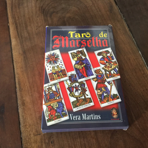 A746 - Tarô De Marselha - Com 22 Cartas Coloridas - Vera Martins
