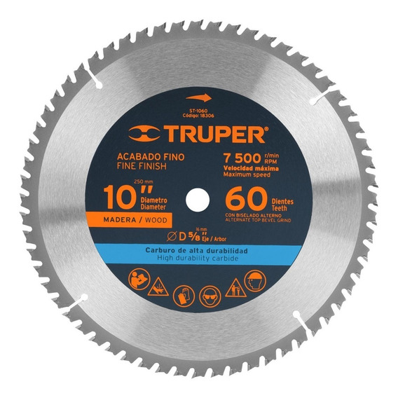 Disco Sierra Circular 10 Irwin 180dientescorte Ultra Fino Disco Sierra Circular 10 Irwin 180dientescorte Ultra Fino