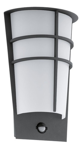 Eglo Breganzo 1 Apliqué De Exterior Con Sensor Cod.96018 Color Negro