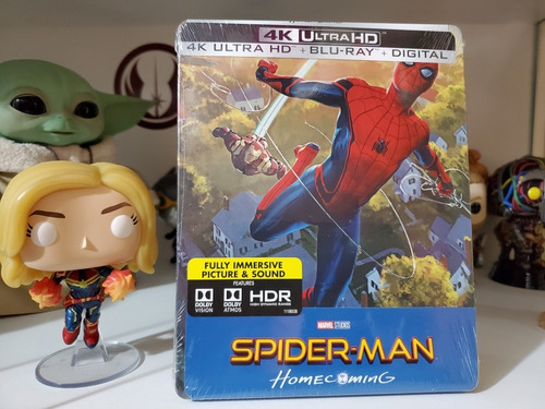 Spider Man Homecoming Steelbook 4k Bluray Película Hd 