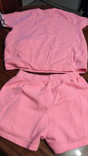 Conjunto Zara De Buzo M/c Y Short Con Volados T 24