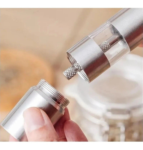 Moedor De Pimenta Ou Sal Aço Inox Temperos Gourmet Cozinha P