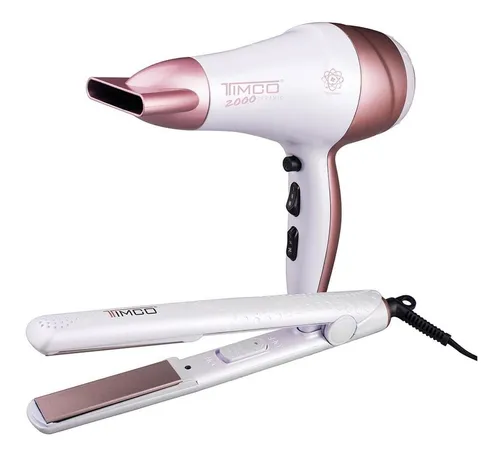 comprar Combo Secadora + Alaciadora Timco Ceramica Iones