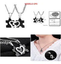 Comprar Collares Parejas Acero Inoxidable 316l Aniversarios, Amor Lb