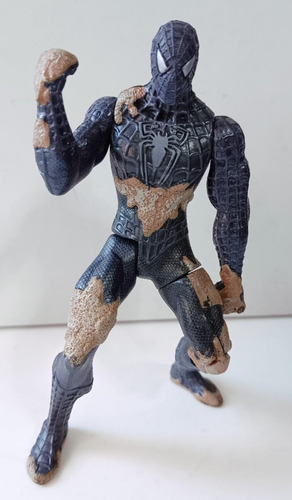 Black Suit Spider-man With Subway Sandman Spiderman 3 Hasbro (Usado)