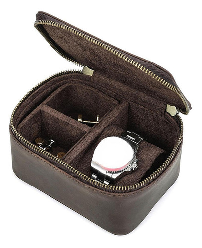 Caja De Almacenamiento De Relojes Portátil, Organizador De