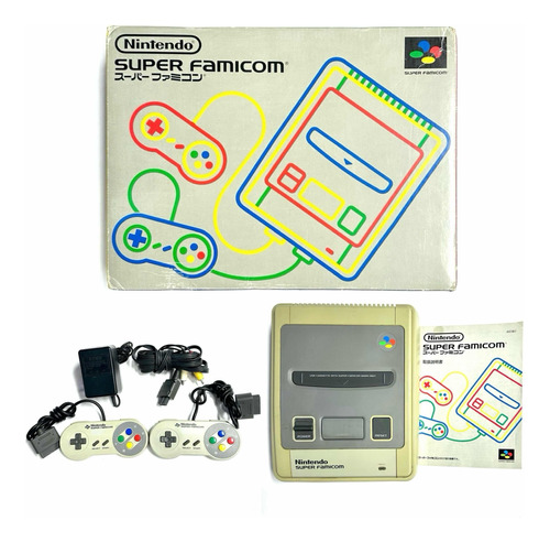 Super Famicom Nintendo Original Completa En Caja Japón 1990