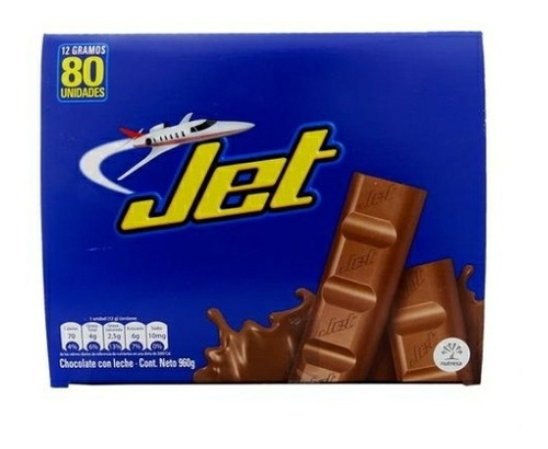 Chocolatinas Jet -  80 X  12 Gr