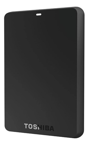 Disco rígido externo Toshiba Canvio Basics HDTB110XK3BA 1TB preto
