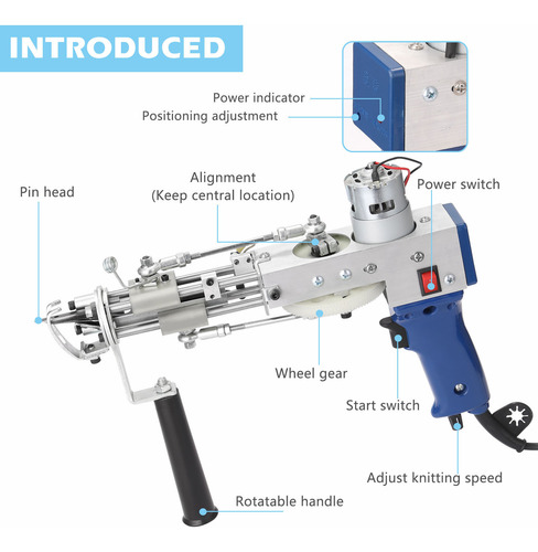 Máquina Para Hacer Mechones De Alfombras Cut-pile Profession