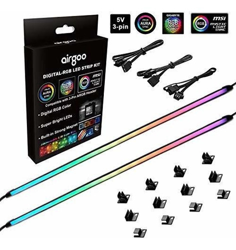 Tira De Luces Led Rgb Direccionable Para Pc Airgoo 2 X