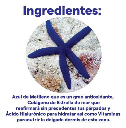 Blefi Suero Área Parpados Embellece Con Azul De Metileno Todo Tipo De Piel Día/noche