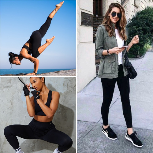 Imagen 8 de 8 de Malla Deportiva Mujer Seamless Sin Costuras Cintura Alta