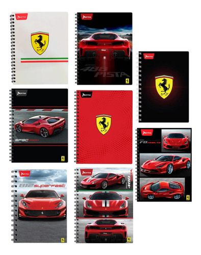 Paquete 8 Cuadernos Francés Norma Ferrari 100hs Mod Al Azar