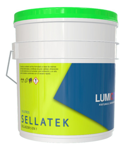 Sellador Para Impermeabilizar Sellatek 5 En 1. 19 Lts