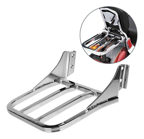 Portaequipajes Cromado For Motocicleta For Asiento