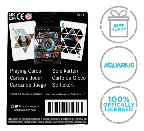 Aquarius Pink Floyd Cartas De Juego - Pink Floyd Dec...