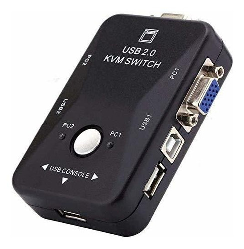 Imagen 7 de 7 de Conmutador Kvm Hdmi 2 En 1 Con Salida Jx2, Cable Vga Usb De
