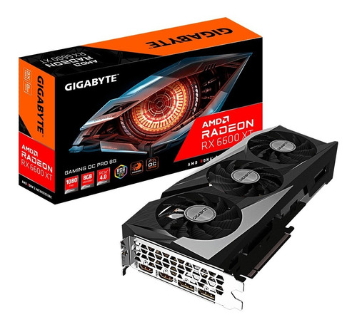 Tarjeta Gráfica Amd Radeon Rx6600 Xt Gaming Oc 8gb