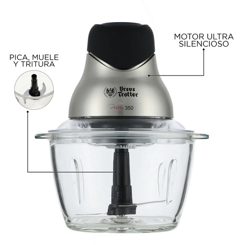 Picador De Alimentos 1l 350w Ut-petrus320 Ursus Trotter Gris