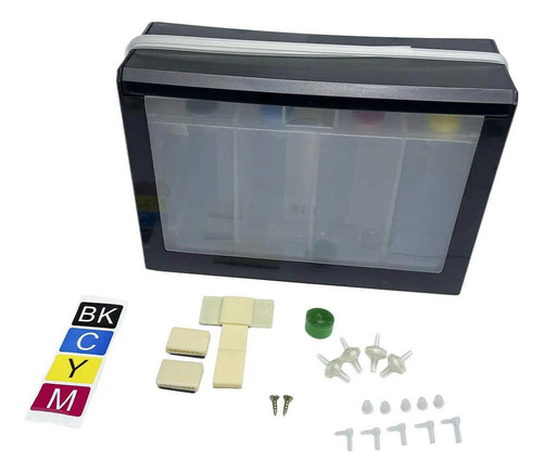 Reservatório Bulk Ink Caixa Preta 300ml Por Cor Total 1200ml