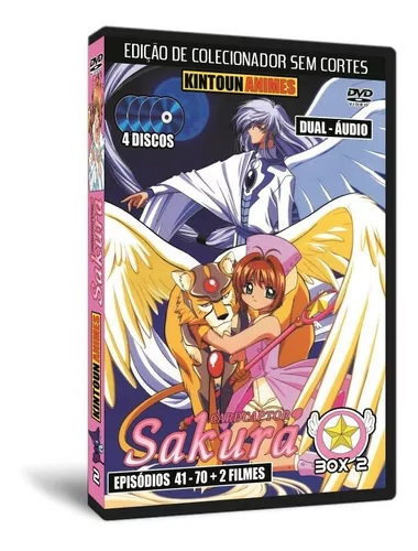 Dvd Sakura Card Captor Legendado Dublado + 2 Filmes