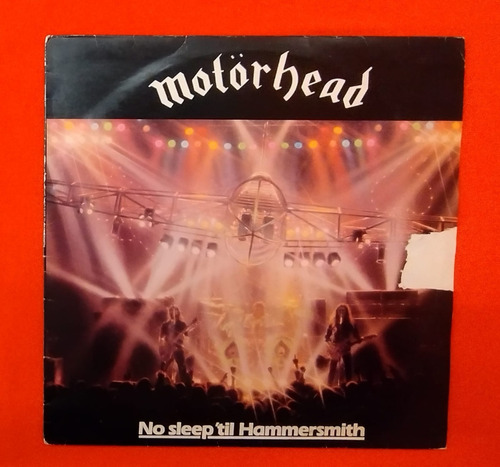Lp Disco De Vinil Motorhead No Sleep Til Hammersmith