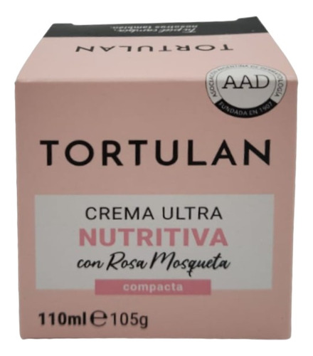 Crema Facial Ultra Nutritiva Rosa Mosqueta 110ml Tortulan