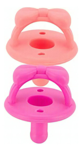 Itzy Ritzy Sweetie Juego De 2 Chupetes De Silicona Para