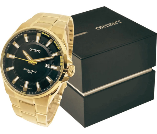 Relógio Orient Masculino Mgss1189 P1kx Dourado Preto