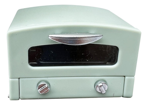 2 Aparato De Cocina A Escala 1:12, Horno De Microondas Verde