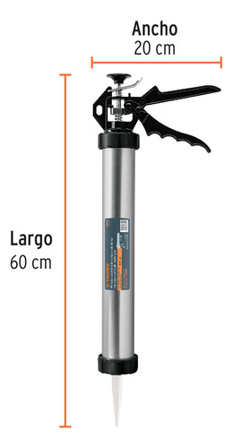 Pistola Calafateadora Para Salchicha De 600ml Truper