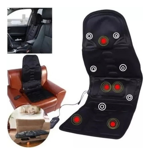 Sillón Masajeador Espalda De Asientos Rodillos Calor Cuello