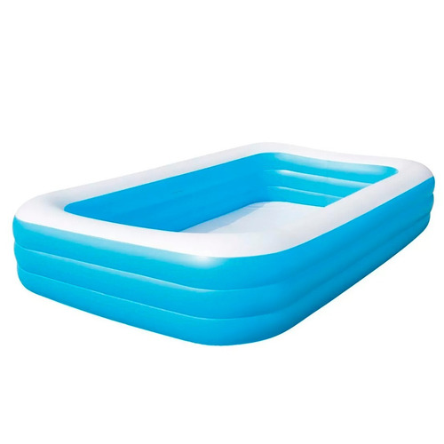Imagen 6 de 6 de Pileta Inflable Rectangular 54009 Bestway 305 X183x56 Pce