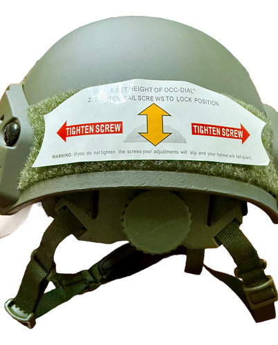Casco Mitch Airsoft Paintball Ajustable Verde