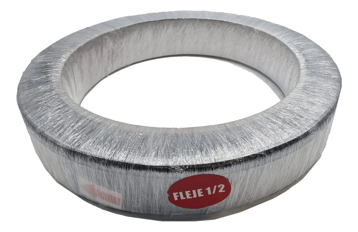 1 Rollo Fleje De Plástico Negro 1/2 Pp 920m 5.200 Kgs