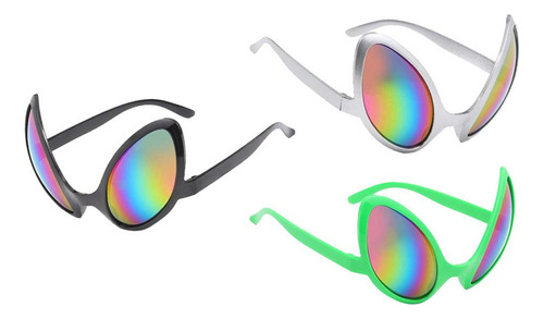 3x Encuentro Cercano Alien Disfraz Gafas Gafas De Sol Ovni