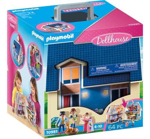 Playmobil 70985 Dollhouse Casa De Muñecas Maletin Plegable