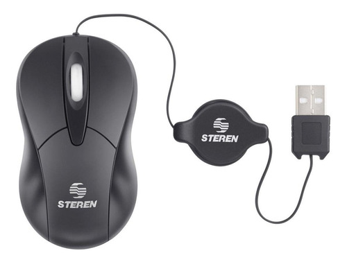 Mini Mouse Óptico Usb Con Cable Retráctil | Com-525