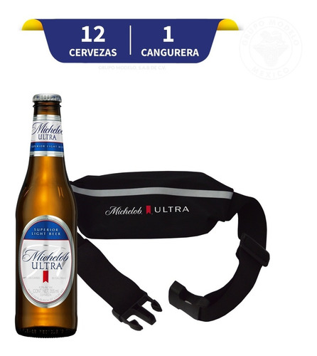 Cerveza Michelob Ultra 12 U 355 Ml + Cangurera Impermeable