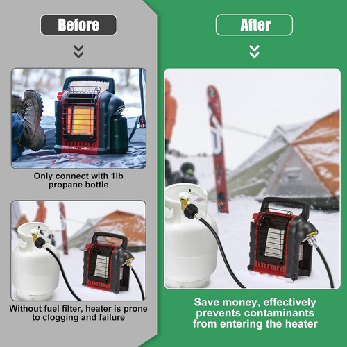 Filtro De Combustible De Propano F273699 Con Manguera De 6 P