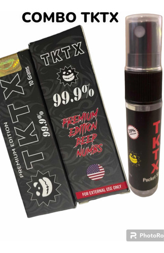 Tktx 99,9% Anestesia Tattoo Crema +spray 