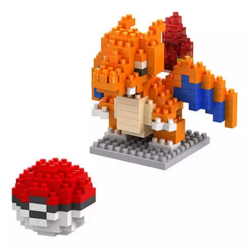 Conjunto de Construção Charizard Pokemon Mega Construx, Brinquedos