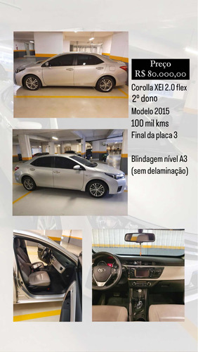 Toyota Corolla 2.0 16v Xei Flex Multi-drive S 4p