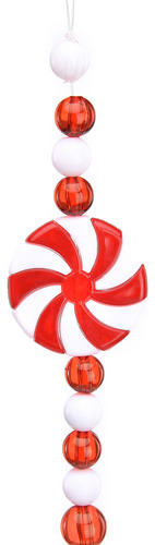 Decoração De Guirlanda De Moinho De Vento Candy Cane De 2,7