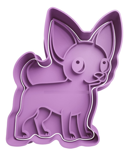  Cortador De Galletas Chihuahua Adorable 10cm