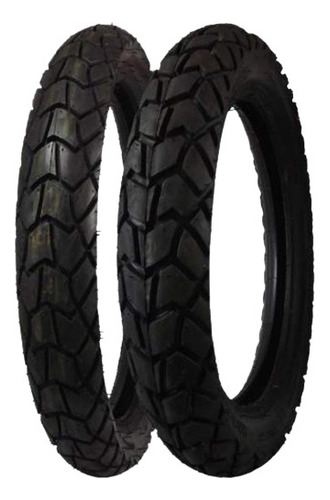 Kit Pneus 90/90-21 + 120/80-18 Viper Maggion-c/camara